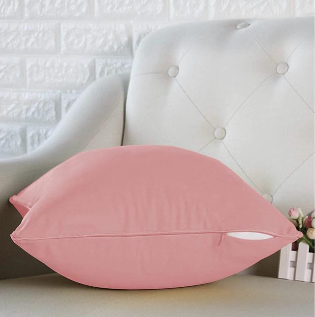 クッションカバー ピンク 45X45cm 2枚セット おしゃれ 無地 北欧 装飾枕カバー 四季通用 ソファ背当て 座布団カバー < インテリア/ライフ クッションカバー ピンク 45X45cm 2枚セット おしゃれ 無地 北欧 装飾枕カバー 四季通用 ソファ背当て 座布団カバー < インテリア/ライフの