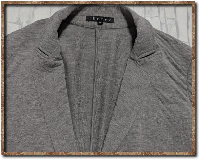 セオリー カットジャケット グレー☆やや難 < ブランド セオリー カットジャケット グレー☆やや難 < ブランドの