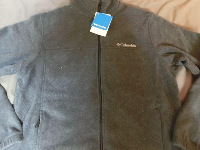 USA購入 コロンビア フルジップフリースJKT US M 灰 < ブランド  USA購入 コロンビア フルジップフリースJKT US M 灰  < ブランドの