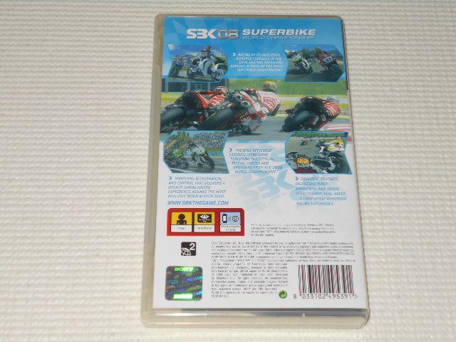 PSP★SBK 08 SUPERBIKE WORLD CHAMPIONSHIP 海外版 < ゲーム本体/ソフト  PSP★SBK 08 SUPERBIKE WORLD CHAMPIONSHIP 海外版 < ゲーム本体/ソフトの