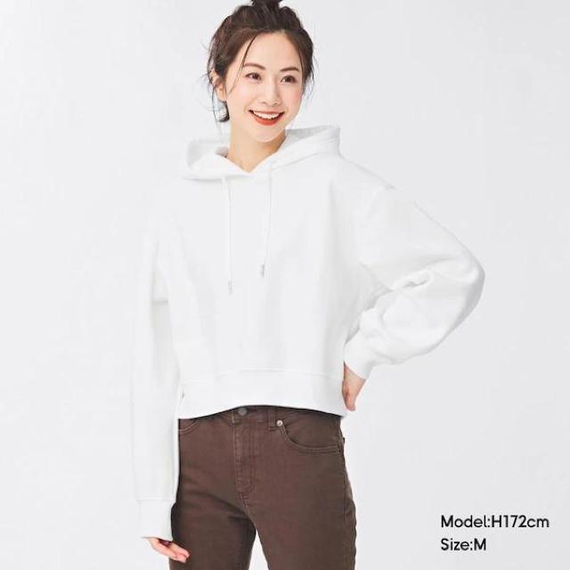 GU クロップドスウェットパーカ < ブランド  GU クロップドスウェットパーカ  < ブランドの