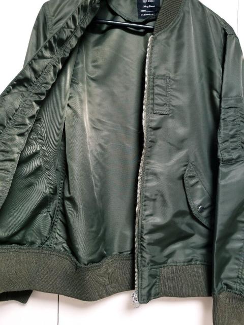 CONFIRM カーキ MA-1 ジャケット  M ブルゾン アウター コート < 男性ファッション  CONFIRM カーキ MA-1 ジャケット  M ブルゾン アウター コート < 男性ファッションの