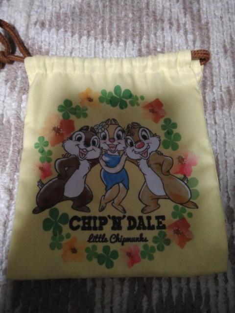チップとデール   巾着  コップ袋 < アニメ/コミック/キャラクター  チップとデール   巾着  コップ袋  < アニメ/コミック/キャラクターの