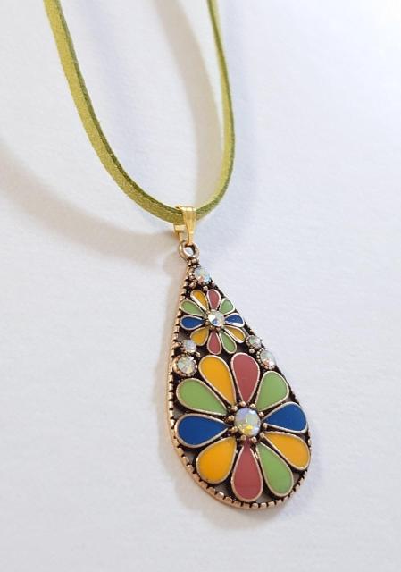 花柄ネックレス★ボヘミアン☆新品   ネックレスボヘミアン   花柄ネックレス   ペンダント   かわいいネックレス    < 女性アクセサリー/時計  花柄ネックレス★ボヘミアン☆新品   ネックレスボヘミアン   花柄ネックレス   ペンダント   かわいいネックレス    < 女性アクセサリー/時計の