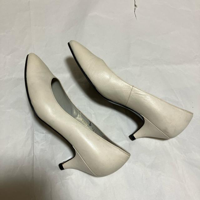 【イヴサンローラン】 パンプス / ホワイト / 34 1/2(22.5cm?) < ブランド 【イヴサンローラン】 パンプス / ホワイト / 34 1/2(22.5cm?) < ブランドの