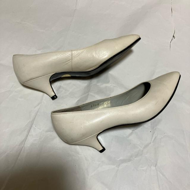 【イヴサンローラン】 パンプス / ホワイト / 34 1/2(22.5cm?) < ブランド 【イヴサンローラン】 パンプス / ホワイト / 34 1/2(22.5cm?) < ブランドの