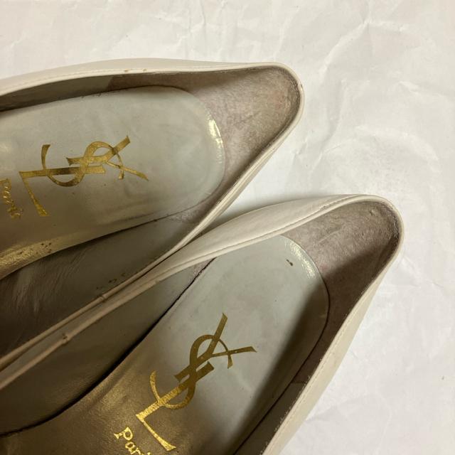 【イヴサンローラン】 パンプス / ホワイト / 34 1/2(22.5cm?) < ブランド 【イヴサンローラン】 パンプス / ホワイト / 34 1/2(22.5cm?) < ブランドの