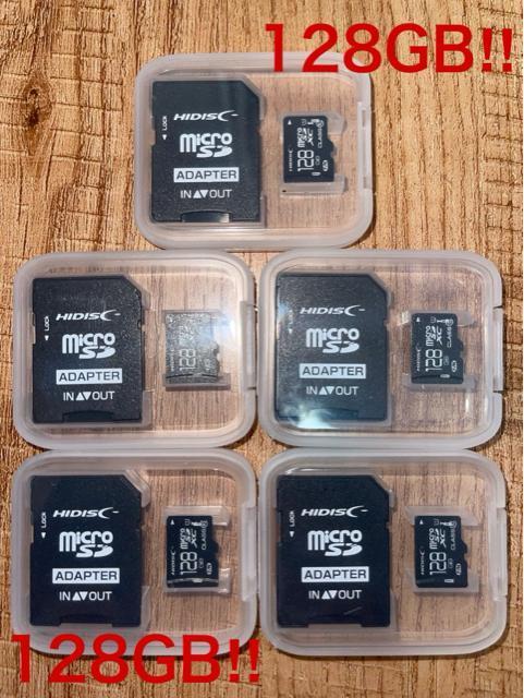 microSDカード 128GB【5個セット】(SDカードとしても使用可能!) < PC本体/周辺機器  microSDカード 128GB【5個セット】(SDカードとしても使用可能!)  < PC本体/周辺機器の