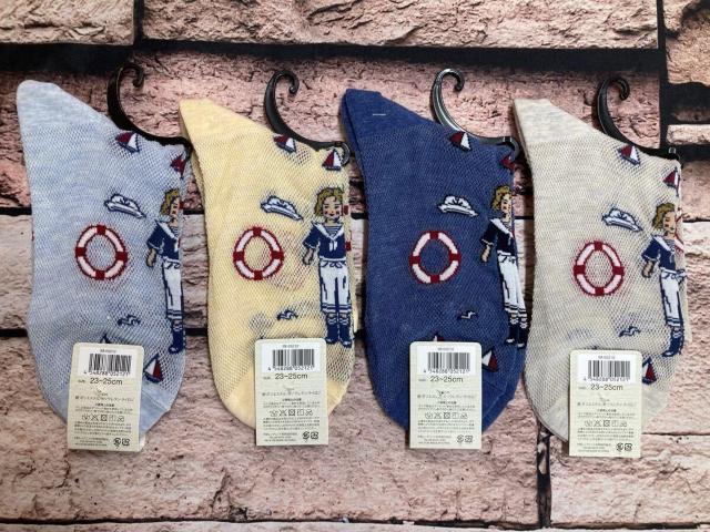 『画像から4足組』快適&良質!レディース総メッシュ編み麻&レーヨン混クルー丈ソックス(A)4足1,540円が… < 女性ファッション 『画像から4足組』快適&良質!レディース総メッシュ編み麻&レーヨン混クルー丈ソックス(A)4足1,540円が… < 女性ファッションの