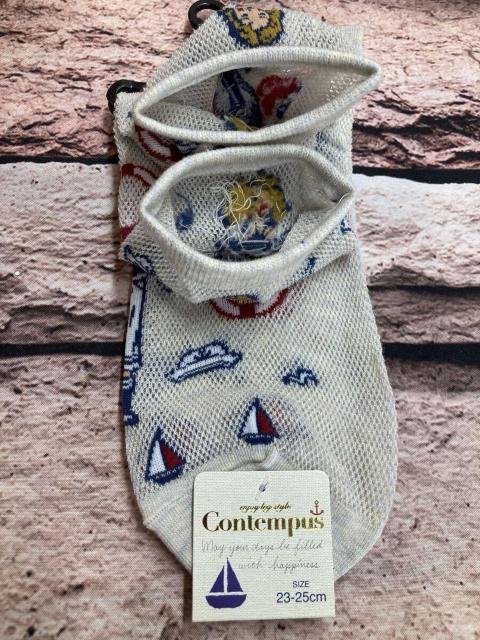 『画像から4足組』快適&良質!レディース総メッシュ編み麻&レーヨン混クルー丈ソックス(A)4足1,540円が… < 女性ファッション 『画像から4足組』快適&良質!レディース総メッシュ編み麻&レーヨン混クルー丈ソックス(A)4足1,540円が… < 女性ファッションの