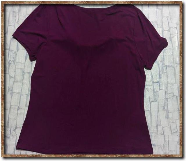 ローラアシュレイ モチーフ付きカットソー 紫 < ブランド ローラアシュレイ モチーフ付きカットソー 紫 < ブランドの