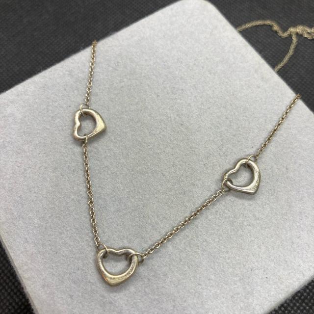 即決 TIFFANY&Co. ティファニー トリプル オープンハート ネックレス < ブランド  即決 TIFFANY&Co. ティファニー トリプル オープンハート ネックレス < ブランドの