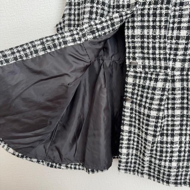 ◆ツイード生地ジレ◆オケージョンスタイル/通勤コーデ★ブラックL*フォーマル卒園式入園式卒業式入学式 < 女性ファッション ◆ツイード生地ジレ◆オケージョンスタイル/通勤コーデ★ブラックL*フォーマル卒園式入園式卒業式入学式 < 女性ファッションの