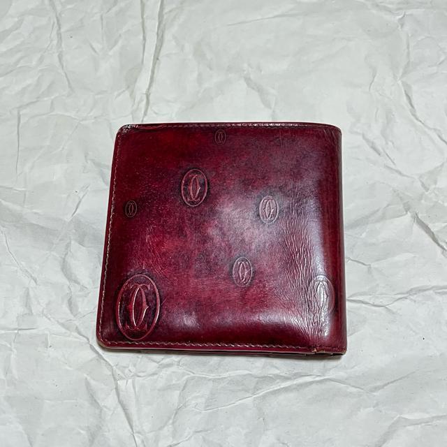 【Cartier / カルティエ】 ハッピーバースデー エナメル 二つ折り財布 マストライン ボルドー < ブランド 【Cartier / カルティエ】 ハッピーバースデー エナメル 二つ折り財布 マストライン ボルドー < ブランドの