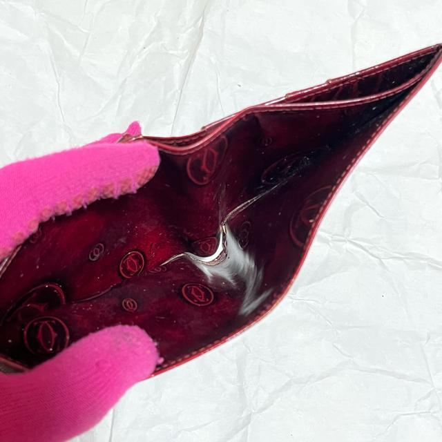 【Cartier / カルティエ】 ハッピーバースデー エナメル 二つ折り財布 マストライン ボルドー < ブランド 【Cartier / カルティエ】 ハッピーバースデー エナメル 二つ折り財布 マストライン ボルドー < ブランドの