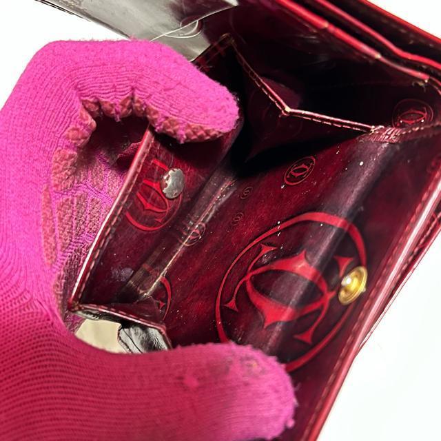 【Cartier / カルティエ】 ハッピーバースデー エナメル 二つ折り財布 マストライン ボルドー < ブランド 【Cartier / カルティエ】 ハッピーバースデー エナメル 二つ折り財布 マストライン ボルドー < ブランドの