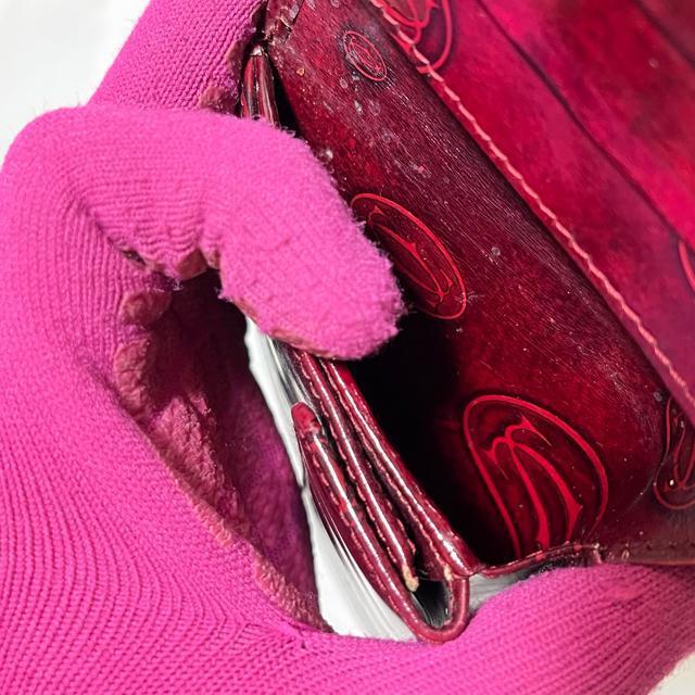 【Cartier / カルティエ】 ハッピーバースデー エナメル 二つ折り財布 マストライン ボルドー < ブランド 【Cartier / カルティエ】 ハッピーバースデー エナメル 二つ折り財布 マストライン ボルドー < ブランドの