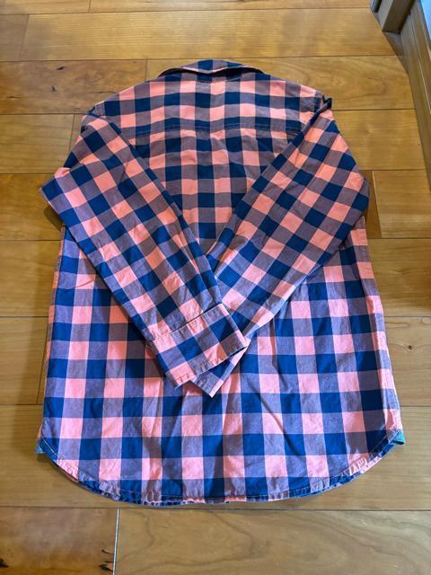 GapKids 長袖シャツ 120cm オレンジ・ネイビー < ブランド GapKids 長袖シャツ 120cm オレンジ・ネイビー < ブランドの