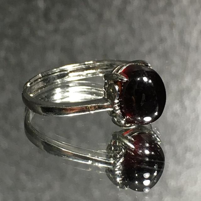 《No.R095》天然石ガーネット フリーサイズリング < 男性アクセサリー/時計  《No.R095》天然石ガーネット フリーサイズリング  < 男性アクセサリー/時計の