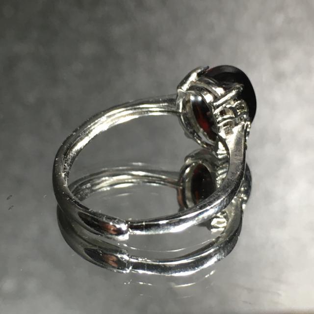 《No.R095》天然石ガーネット フリーサイズリング < 男性アクセサリー/時計  《No.R095》天然石ガーネット フリーサイズリング < 男性アクセサリー/時計の