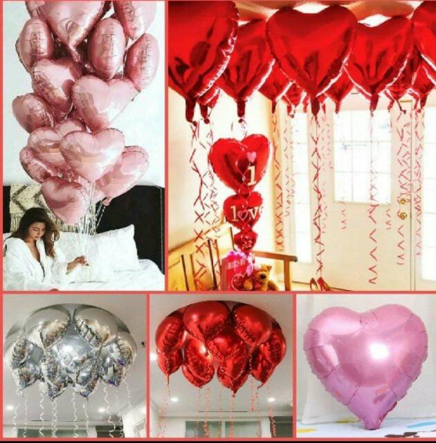 2個 ハート ホイルバルーン・風船アート < キッズ/ベビー 2個 ハート ホイルバルーン・風船アート < キッズ/ベビーの