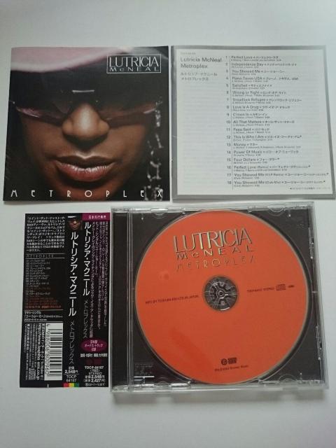 LUTRICIA McNEAL ルトリシア・マクニール 『METROPLEX 』 帯付国内盤 < CD/DVD/ビデオ  LUTRICIA McNEAL ルトリシア・マクニール 『METROPLEX 』 帯付国内盤 < CD/DVD/ビデオの