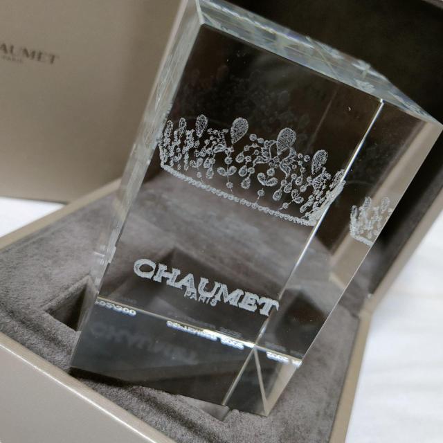 正規限定 ショーメ アンぺリアル ティアラ 立体ロゴ キューブクリスタルペーパーウェイト アイコンオブジェ インテリア置物 付属有 < ブランド  正規限定 ショーメ アンぺリアル ティアラ 立体ロゴ キューブクリスタルペーパーウェイト アイコンオブジェ インテリア置物 付属有  < ブランドの