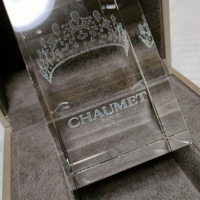 正規限定 ショーメ アンぺリアル ティアラ 立体ロゴ キューブクリスタルペーパーウェイト アイコンオブジェ インテリア置物 付属有 < ブランド  正規限定 ショーメ アンぺリアル ティアラ 立体ロゴ キューブクリスタルペーパーウェイト アイコンオブジェ インテリア置物 付属有 < ブランドの