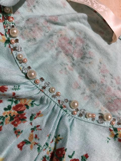 a.r.w/アロー☆パール&ビーズ シフォンリボンは取り外し可能 カットソー  < ブランド  a.r.w/アロー☆パール&ビーズ シフォンリボンは取り外し可能 カットソー  < ブランドの