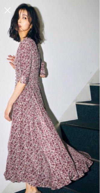 FRAY I.D IPEKERプリントシャーリングワンピース < ブランド FRAY I.D IPEKERプリントシャーリングワンピース < ブランドの