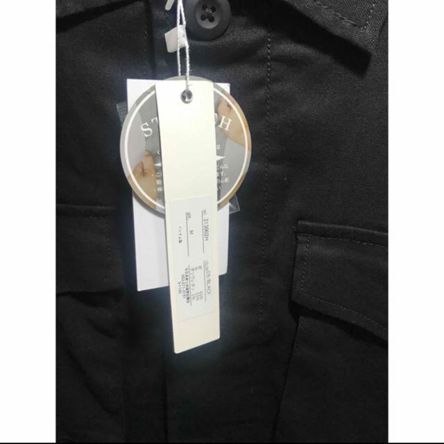 新品タグ付き  シャツ ブラウス 綿麻ストレッチミリタリーシャツジャケット M < 男性ファッション  新品タグ付き  シャツ ブラウス 綿麻ストレッチミリタリーシャツジャケット M < 男性ファッションの