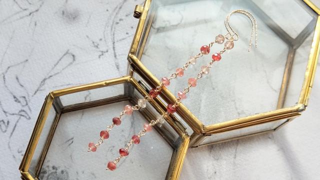 14kgf*アンデシンのロングピアス*23055 < 女性アクセサリー/時計 14kgf*アンデシンのロングピアス*23055 < 女性アクセサリー/時計の