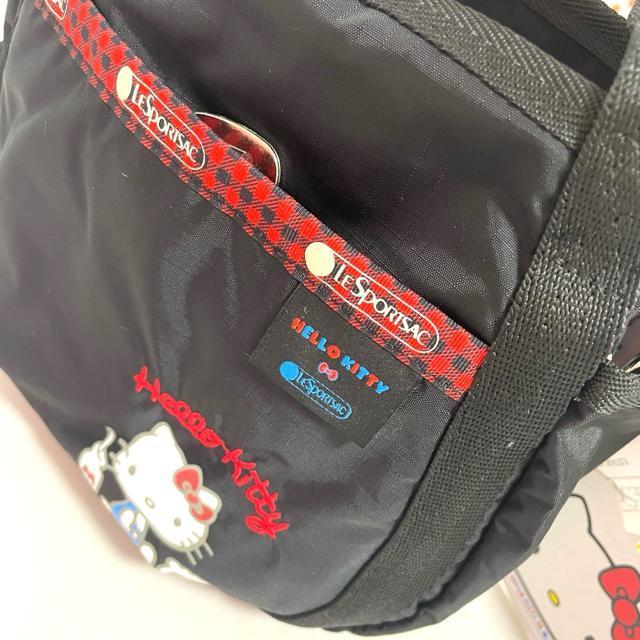 ★新品★LeSportsac レスポートサック ハローキティー 黒色 ブラック 2way ショルダーバッグ スモールジェニー < 女性ファッション  ★新品★LeSportsac レスポートサック ハローキティー 黒色 ブラック 2way ショルダーバッグ スモールジェニー < 女性ファッションの