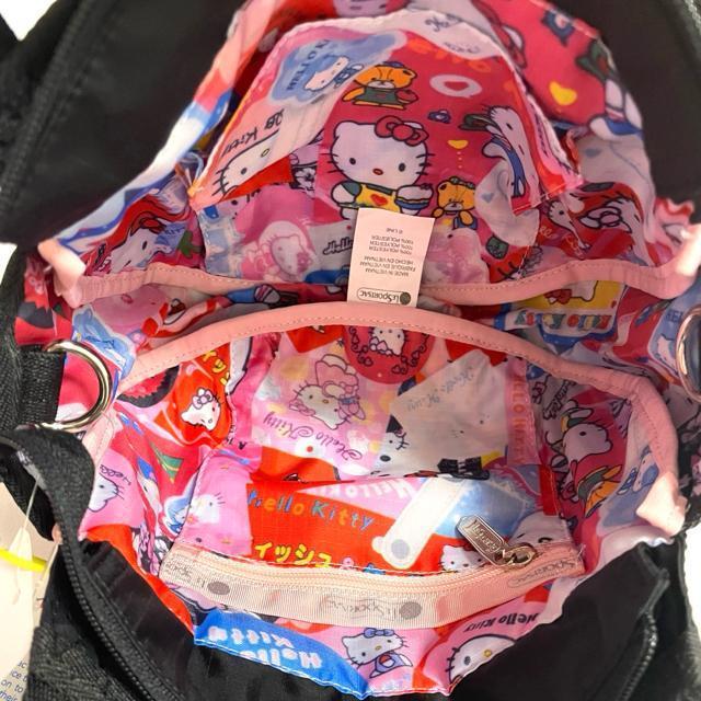 ★新品★LeSportsac レスポートサック ハローキティー 黒色 ブラック 2way ショルダーバッグ スモールジェニー < 女性ファッション  ★新品★LeSportsac レスポートサック ハローキティー 黒色 ブラック 2way ショルダーバッグ スモールジェニー < 女性ファッションの