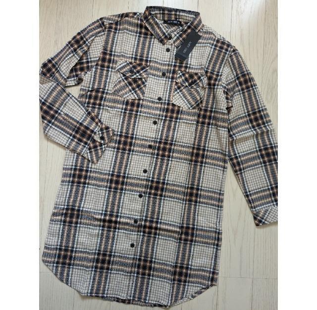 150★AiRY AMI★チェック柄シャツワンピース★新品★送料無料 < キッズ/ベビー  150★AiRY AMI★チェック柄シャツワンピース★新品★送料無料 < キッズ/ベビーの