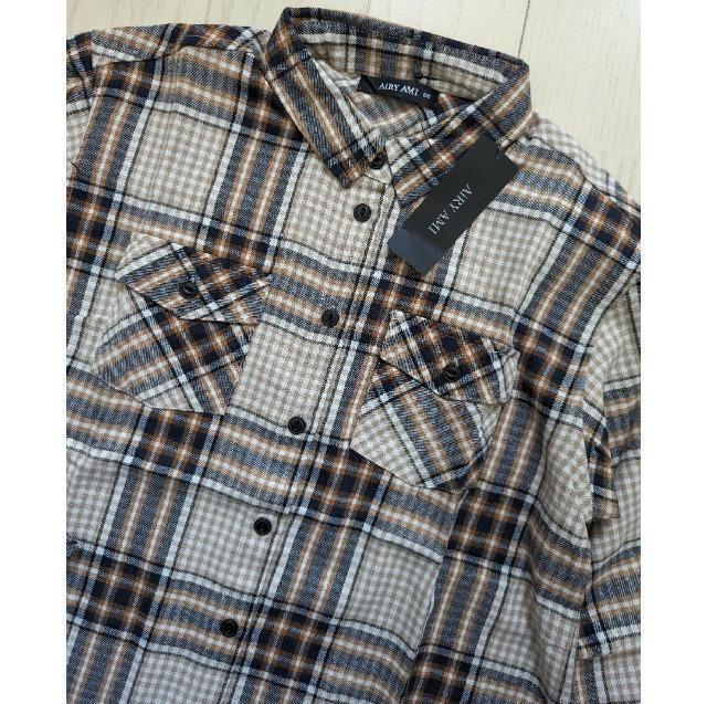150★AiRY AMI★チェック柄シャツワンピース★新品★送料無料 < キッズ/ベビー  150★AiRY AMI★チェック柄シャツワンピース★新品★送料無料 < キッズ/ベビーの