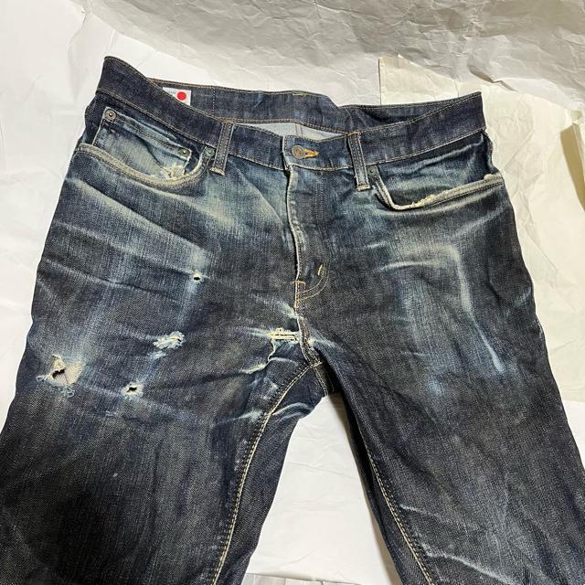 EDWIN �G�h�E�B�� 503 �X�g���[�g�f�j�� 34�C���` �v���x�� �󂠂� �� �u�����h�� 