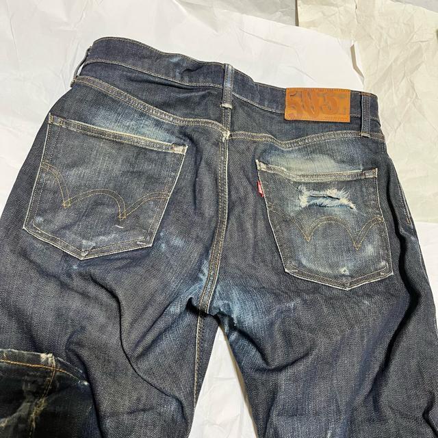EDWIN �G�h�E�B�� 503 �X�g���[�g�f�j�� 34�C���` �v���x�� �󂠂� �� �u�����h�� 