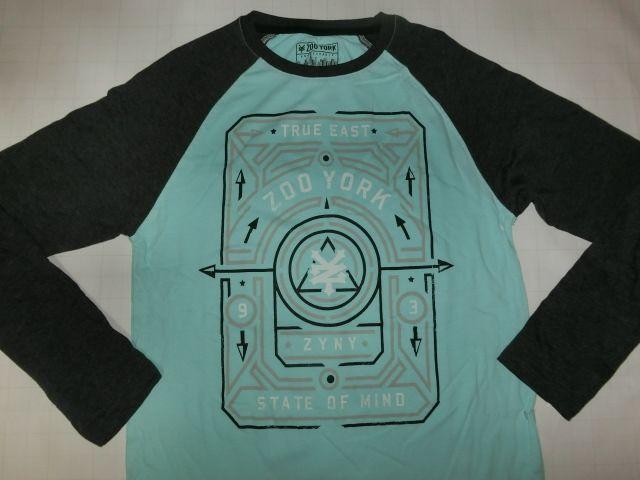 アメカジ【ZOOYORK】 ロゴプリント ロングブT US M < 男性ファッション  アメカジ【ZOOYORK】 ロゴプリント ロングブT US M  < 男性ファッションの