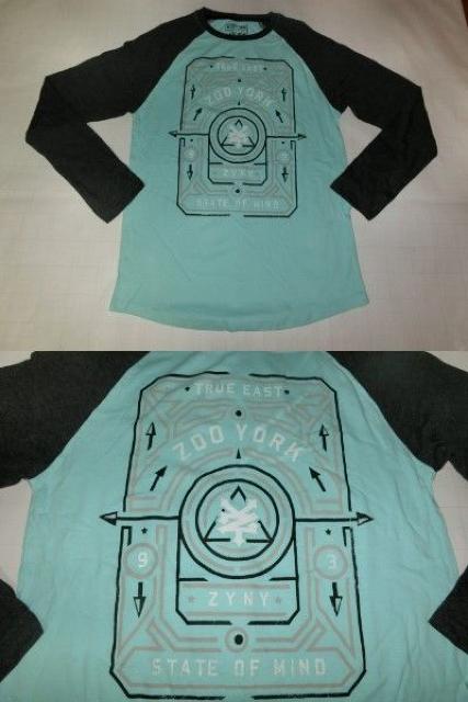 アメカジ【ZOOYORK】 ロゴプリント ロングブT US M < 男性ファッション  アメカジ【ZOOYORK】 ロゴプリント ロングブT US M < 男性ファッションの