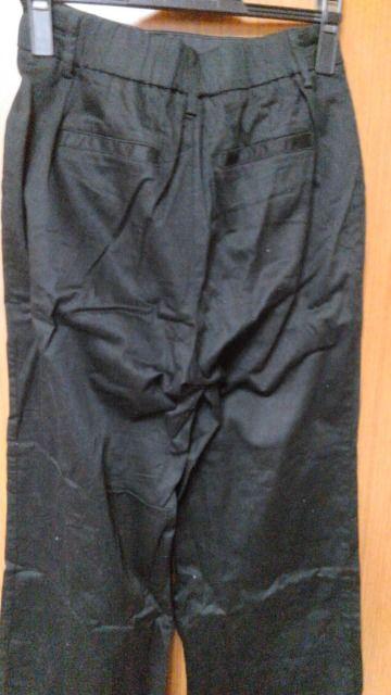 B黒の後ろゴム入りのパンツ < 女性ファッション  B黒の後ろゴム入りのパンツ < 女性ファッションの