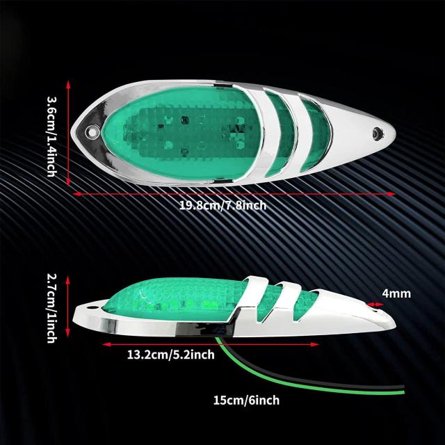 LED サイドマーカー キャブマーカー 12V 24V 2個セット < 自動車/バイク LED サイドマーカー キャブマーカー 12V 24V 2個セット < 自動車/バイク