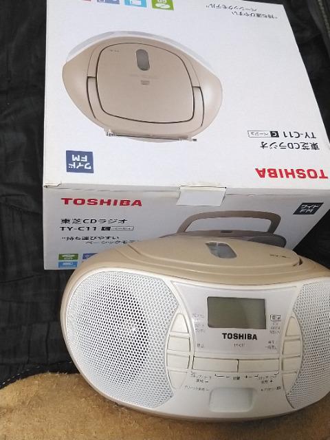 TOSHIBA CDラジオ TY-C11  中古 美品 箱 取説 電源コードあり < 家電/AV  TOSHIBA CDラジオ TY-C11  中古 美品 箱 取説 電源コードあり < 家電/AVの