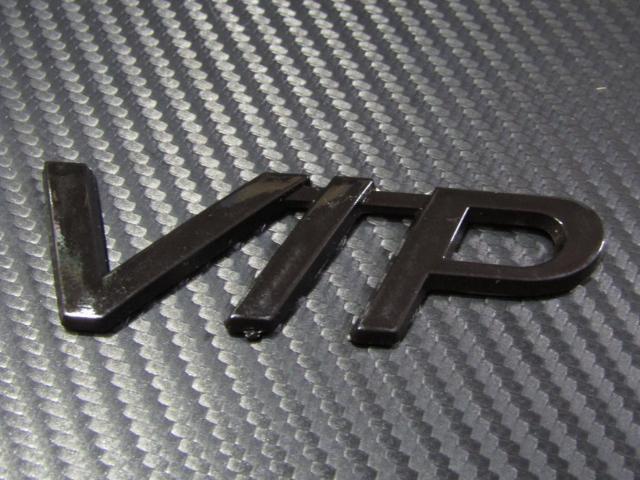 ● VIP BLACK 軽量 ABS製 ブラックカラー仕様 エンブレム 現品処分品! < 自動車/バイク ● VIP BLACK 軽量 ABS製 ブラックカラー仕様 エンブレム 現品処分品! < 自動車/バイク