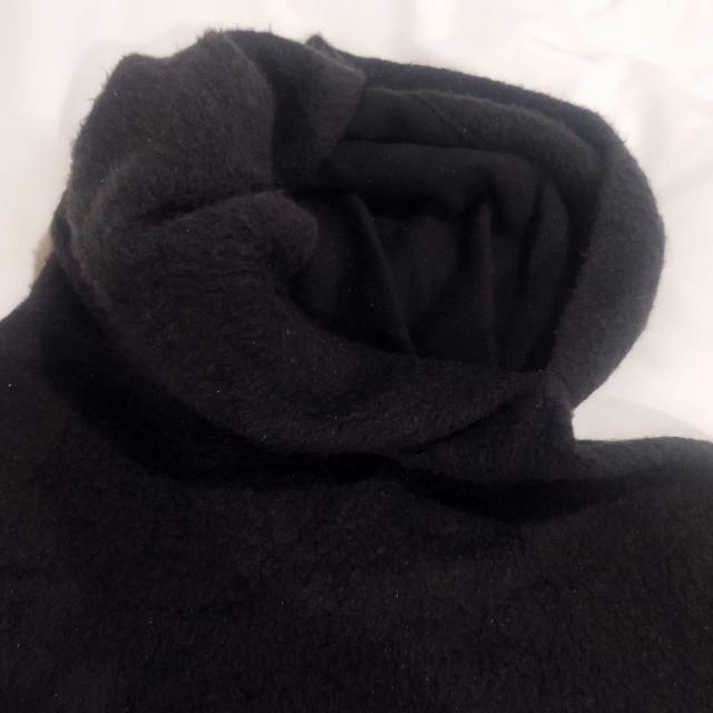 パーラビオン 黒モヘアニットボリュームタートルネックチュニックミニワンピ 細見え < 女性ファッション  パーラビオン 黒モヘアニットボリュームタートルネックチュニックミニワンピ 細見え < 女性ファッションの