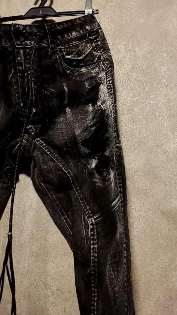 新品KMRiiケムリCotton Spandex Discharged Crush Pants 2 < ブランド  新品KMRiiケムリCotton Spandex Discharged Crush Pants 2 < ブランドの