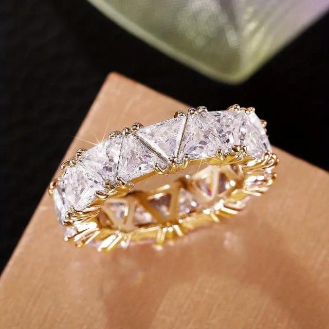 爆ヤス価格690円★ジルコニアリング18k金メッキ永遠の高貴なジュエリー女性用 USAサイズ5号(日本サイズ9号)ゴールデン < 女性アクセサリー/時計 爆ヤス価格690円★ジルコニアリング18k金メッキ永遠の高貴なジュエリー女性用 USAサイズ5号(日本サイズ9号)ゴールデン < 女性アクセサリー/時計の