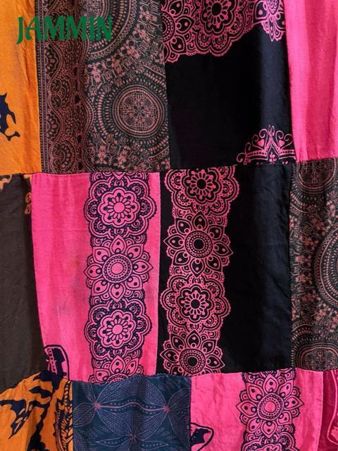 パッチワークワイドパンツ エスニック アジアン ヒッピー 個性派 パッチワーク < 女性ファッション パッチワークワイドパンツ エスニック アジアン ヒッピー 個性派 パッチワーク < 女性ファッションの