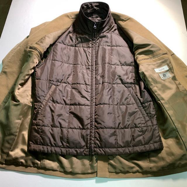 AS/im MICROTEX イタリア製生地 テーラードジャケット ベスト付 ベロア 秋冬 Lサイズ 三陽商会 キルティングベスト < 男性ファッション  AS/im MICROTEX イタリア製生地 テーラードジャケット ベスト付 ベロア 秋冬 Lサイズ 三陽商会 キルティングベスト < 男性ファッションの