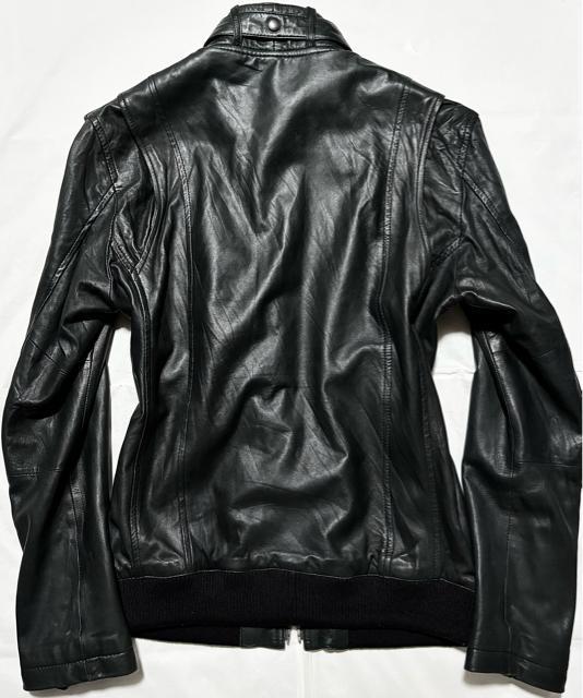 AMERICAN RAG CIE アメリカンラグシー 定価5万円程 柔らか 羊革 ラム レザー ジャケット ライダース アウター < 男性ファッション AMERICAN RAG CIE アメリカンラグシー 定価5万円程 柔らか 羊革 ラム レザー ジャケット ライダース アウター < 男性ファッションの